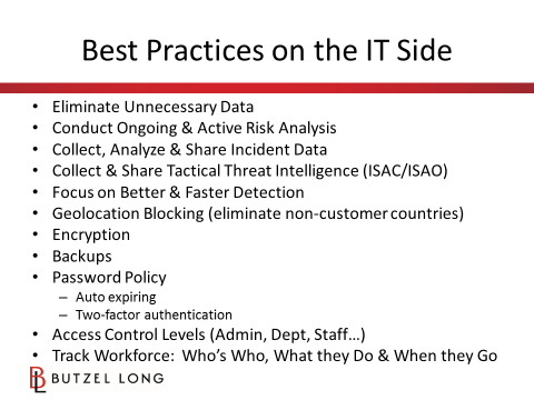 Best Practices on the IT Side