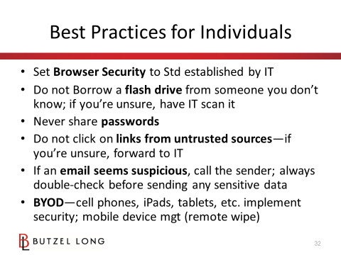 Best Practices for Individuals